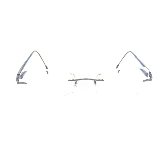 Silhouette 7622 40 6055 Titanium Blue Rimless Eyeglasses Frames 17 130 Austria - Picture 6 of 13